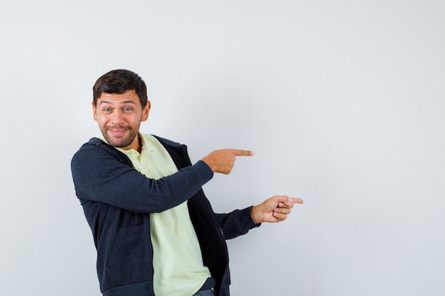 Hombre guapo con un traje casual