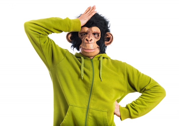 Hombre mono con dudas