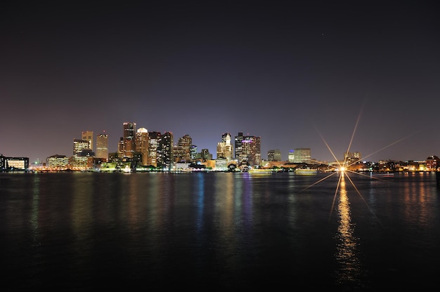 Foto gratuita horizonte de boston