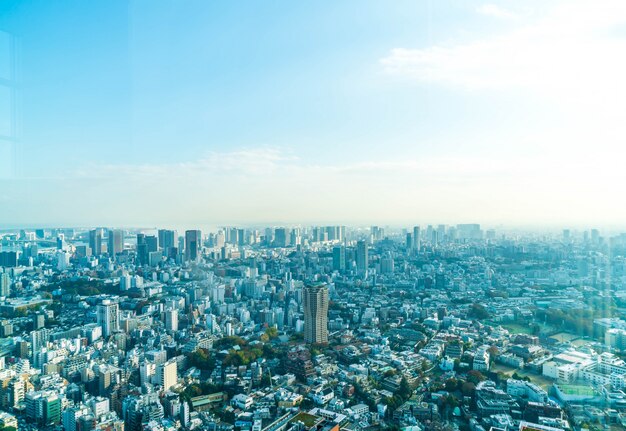 Horizonte de la ciudad de Tokio con la Torre de Tokio