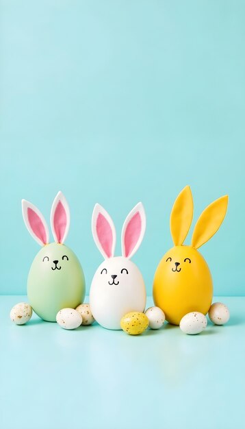 Huevos de conejo de Pascua