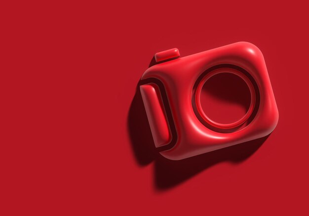Icono de cámara de renderizado 3D