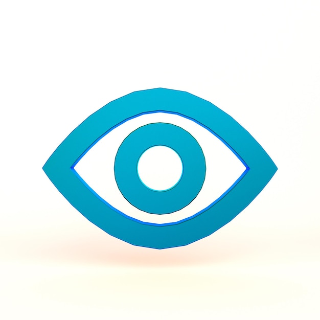 Icono de ojo en la parte delantera