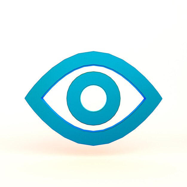 Icono de ojo en la parte delantera