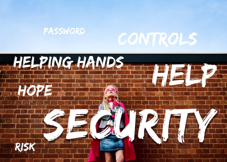 Foto gratuito icono de protección de seguridad de la cubierta de seguridad