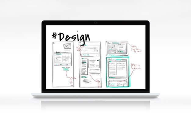 Icono de sitio web de diseño de contenido de página web