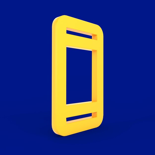 Icono de teléfono inteligente lado izquierdo