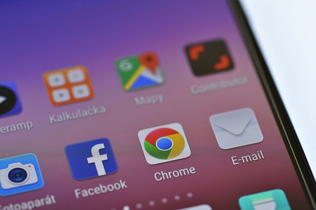 &quot;Iconos en la pantalla del teléfono inteligente&quot;