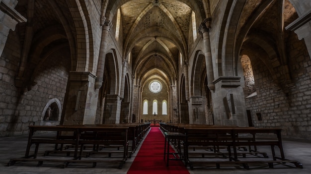 Foto gratuita la iglesia del monasterio de iranzu