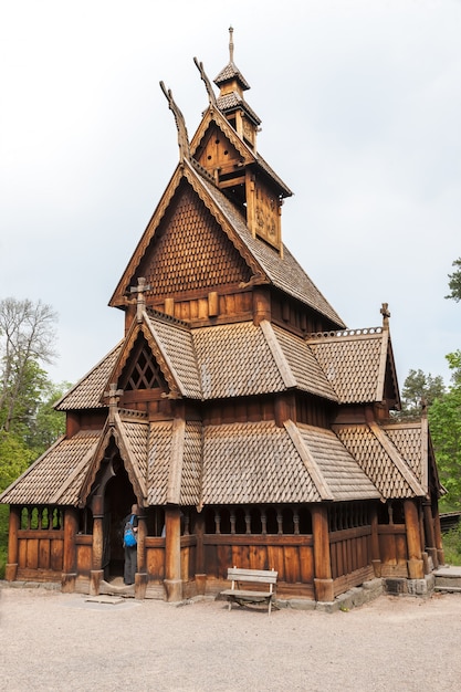 Iglesia vieja de Noruega