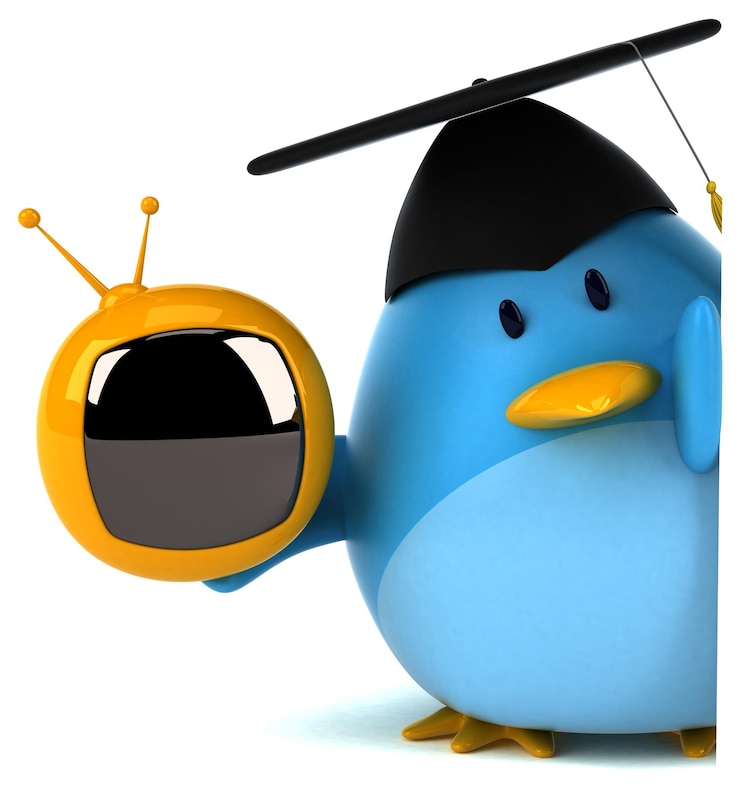 Foto gratuito ilustración 3d de pájaro azul