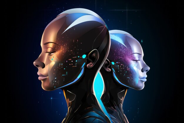 Ilustración del avatar gemelo