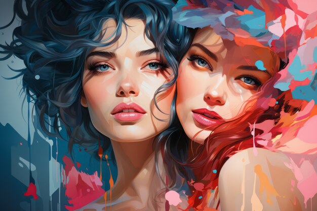 Ilustración del avatar gemelo