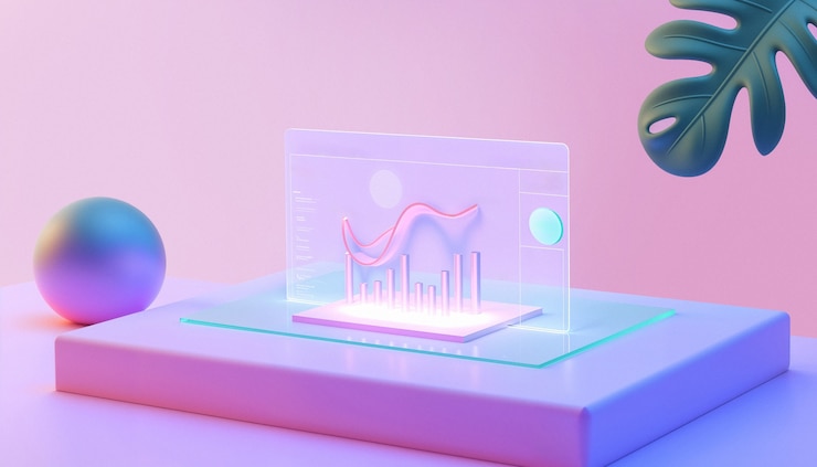 Foto gratuito ilustración por computadora de gráficos en 3d
