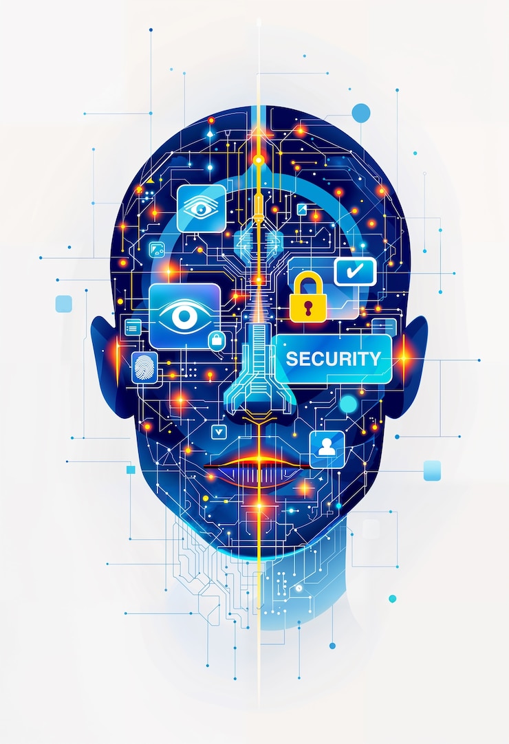 Foto gratuito ilustración del concepto de ciberseguridad