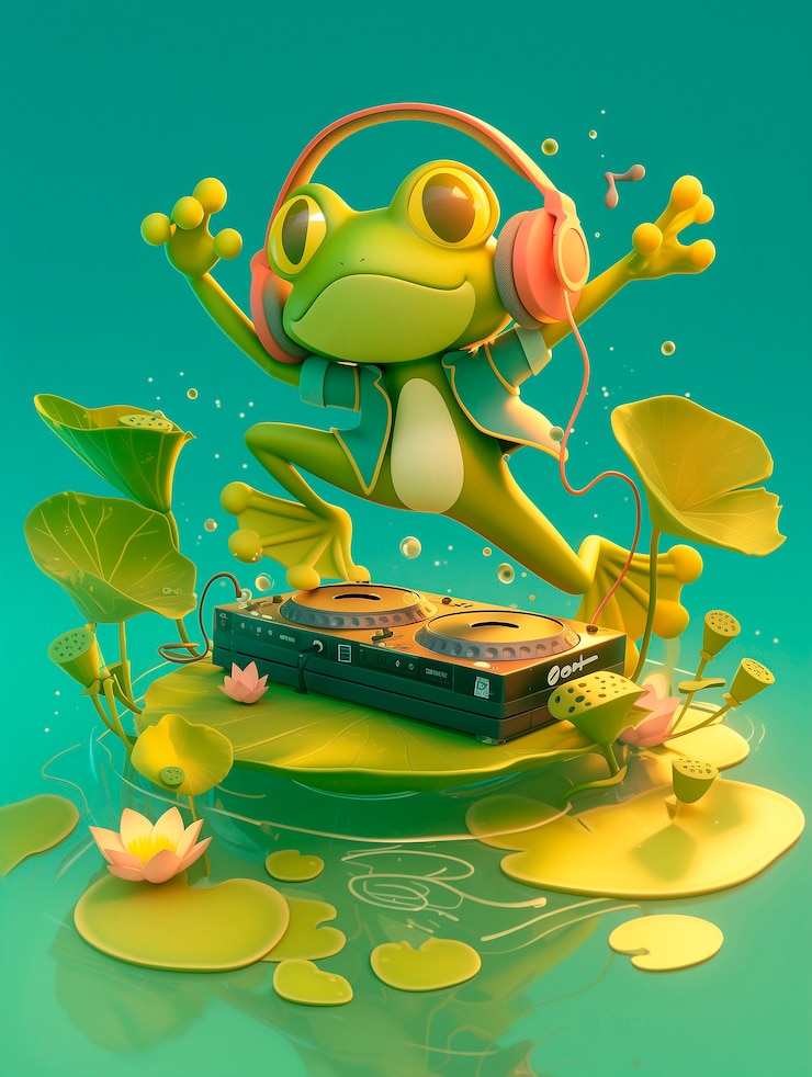 Foto gratuito ilustración de dibujos animados en 3d