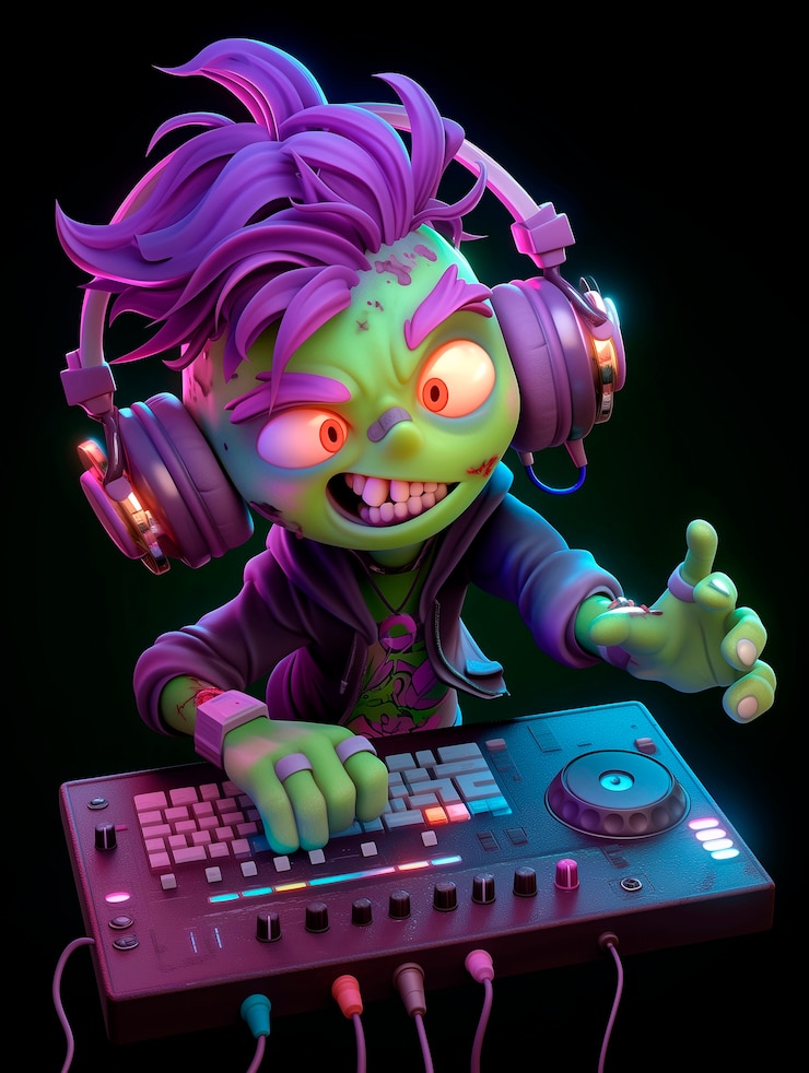 Foto gratuito ilustración de dibujos animados en 3d