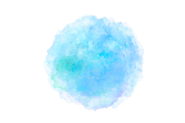 Ilustración de fondo de acuarela tropical azul refrescante abstracta Imagen libre de alta resolución