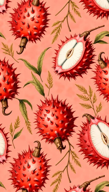 Ilustración de fruta de kiwano