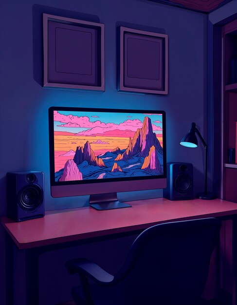Ilustración de garabateo por computadora
