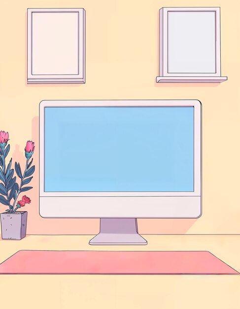 Ilustración de garabateo por computadora