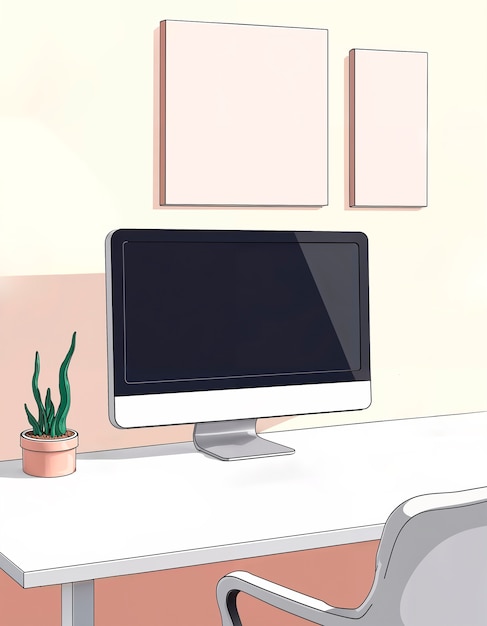 Ilustración de garabateo por computadora