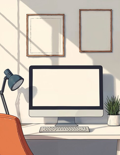 Ilustración de garabateo por computadora