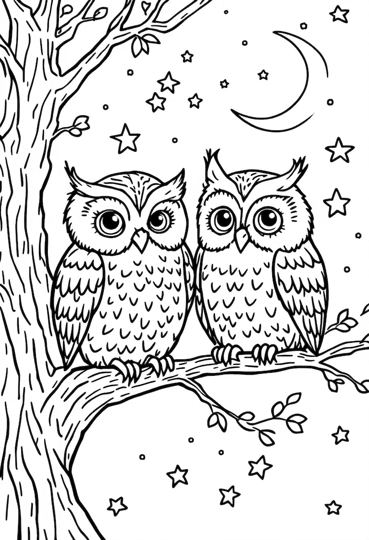 Foto gratuito ilustración de la página del libro para colorear