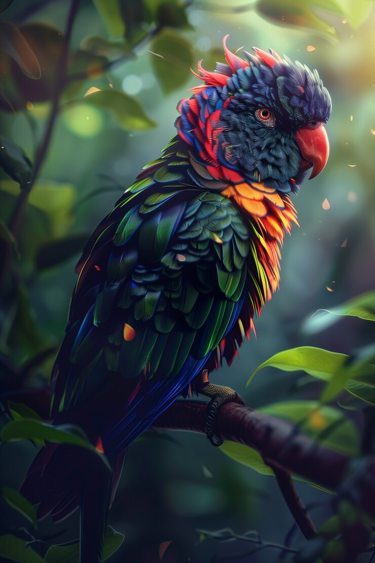 Foto gratuito ilustración de un pájaro de fantasía