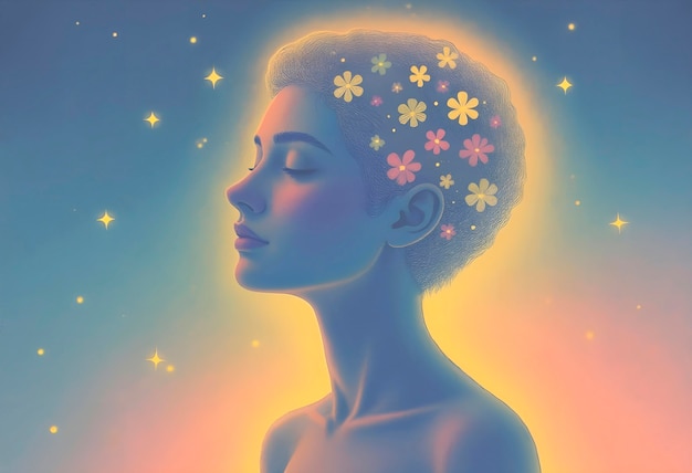 Ilustración realista del signo del zodiaco