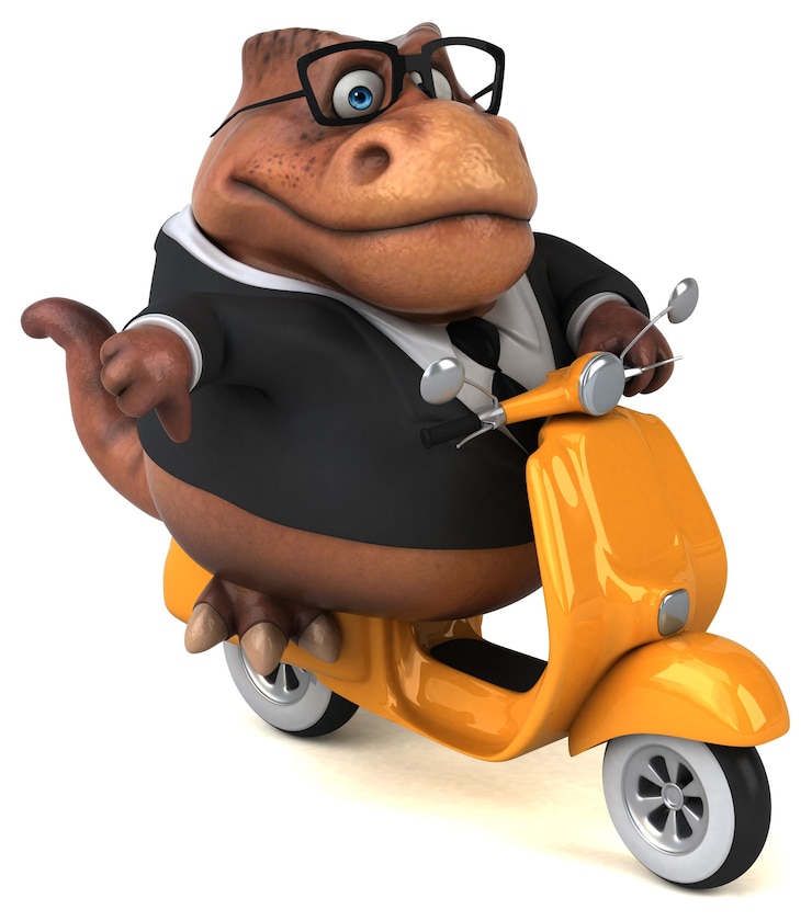 Photo Gratis ilustrasi 3d trex yang menyenangkan