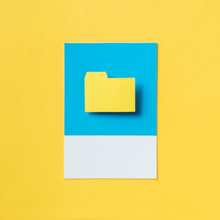Photo Gratis ilustrasi ikon folder dokumen file