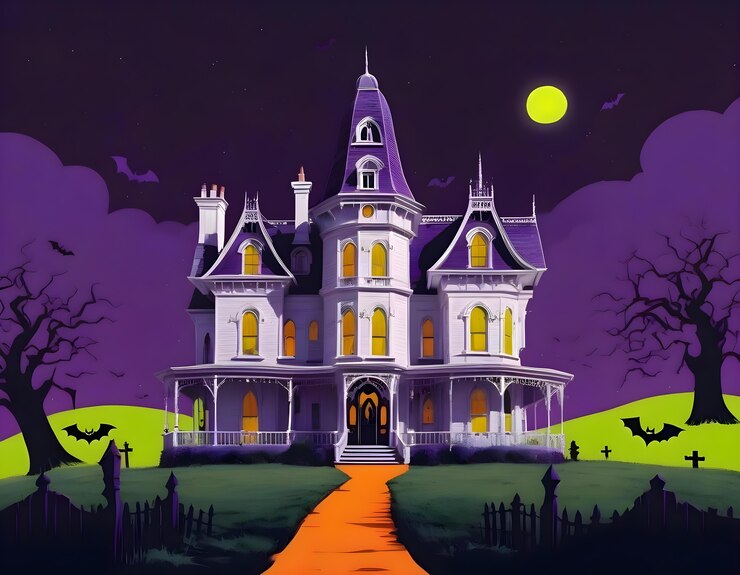 Photo Gratis ilustrasi latar belakang halloween