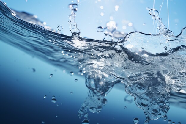 Imagen de agua generada por Ai