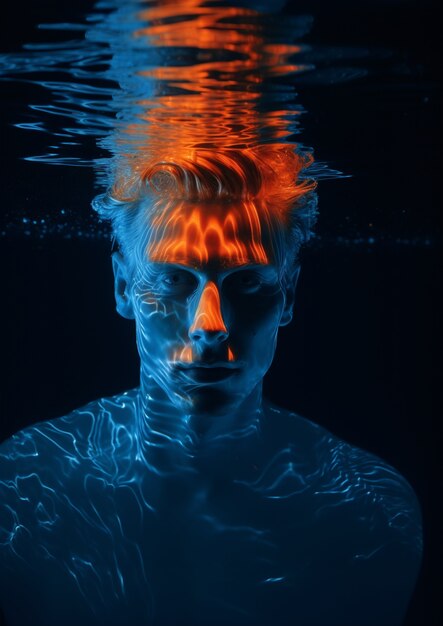 Imagen de agua generada por Ai.