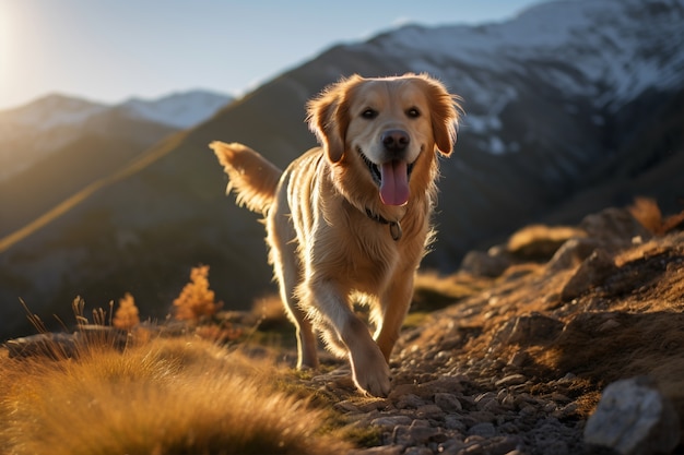 Imagen de perro Labrador Retriever generada por Ai