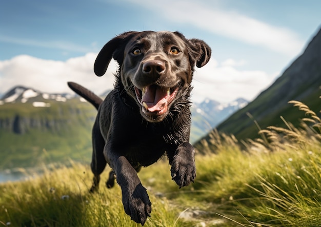 Imagen de perro Labrador Retriever generada por Ai