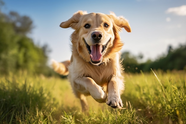 Imagen de perro labrador retriever generada por Ai
