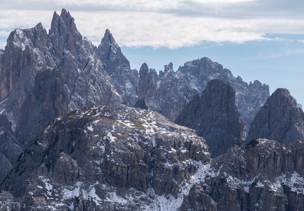 Impresionante foto de la madrugada en los Alpes italianos