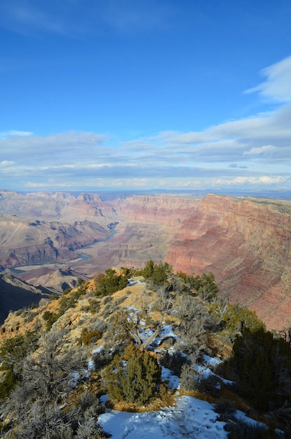 Foto gratuita impresionante paisaje del gran cañón en arizona