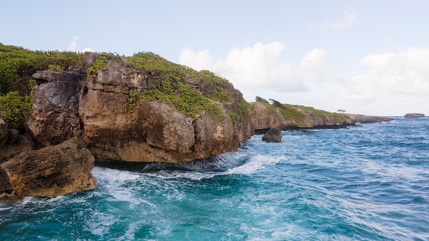 Impresionante paisaje de hawái con el mar