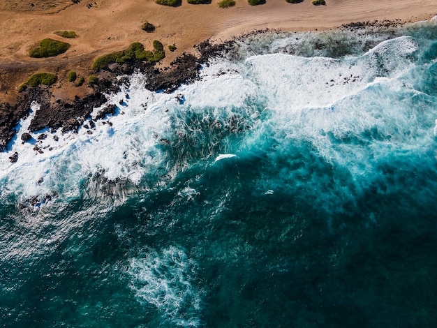 Impresionante paisaje de hawaii con océano