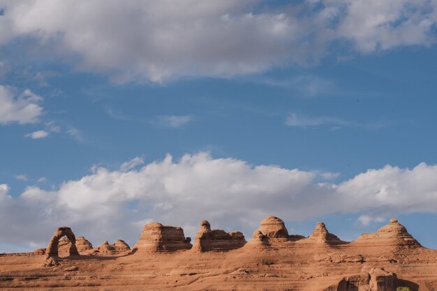 Impresionante vista del Parque Nacional Arches, Delicate Arch Castle EE. UU.