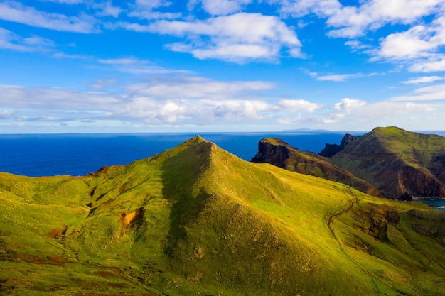 Foto gratuita impresionante vista de ponta de sao lourenco, la isla de madeira, portugal