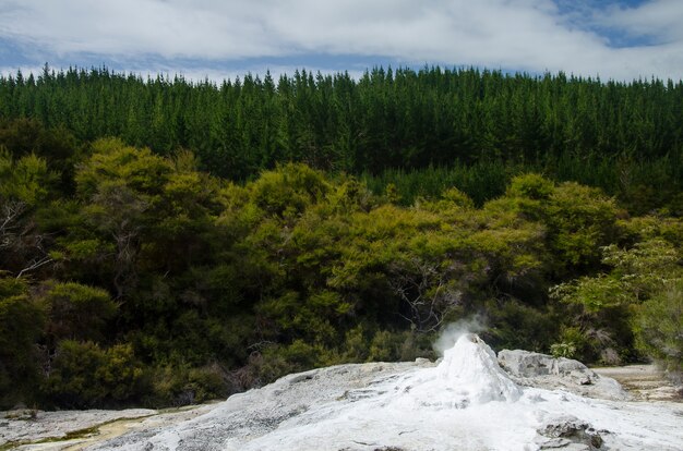 Impresionante vista de Wai-o-Tapu, Nueva Zelanda