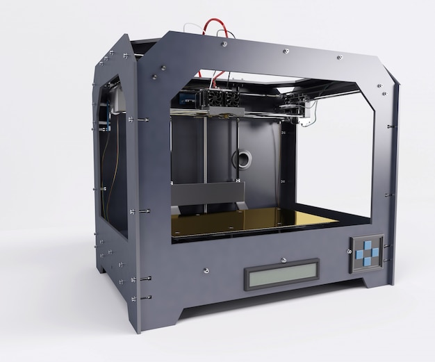 Impresora 3d preparada para imprimir