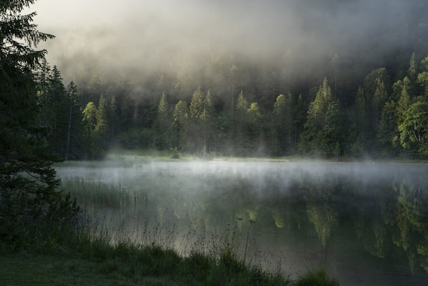 Foto gratuita increíble foto del lago ferchensee en baviera, alemania