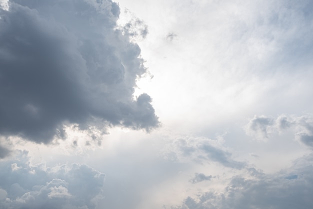 Increíble hermoso cielo con nubes