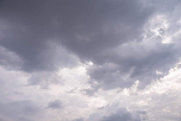 Increíble hermoso cielo con nubes