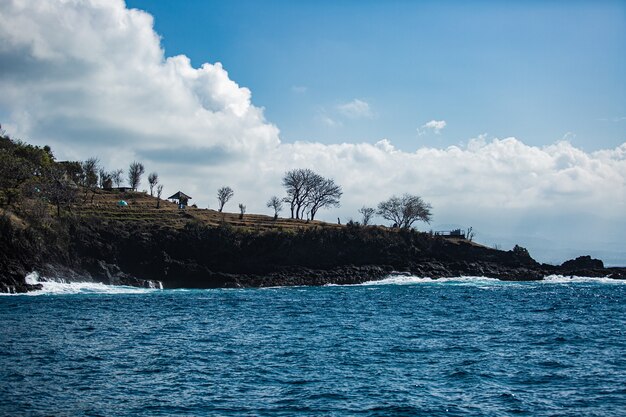 Increíble vista a la montaña. Bali.